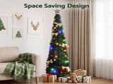 Jingle Jollys Pop Up Christmas Tree Pre Decorated Multicolour LED 155cm PUT-XMAS-5IN-3