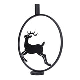 Deer Candle Holder Black European Style Tealight Holder Wall Decoration for Wedding Party V1294-YM0715-3115210264911
