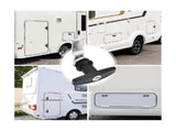 T-Handle Door Lock Truck Cap Locking with 2 Keys for Most of Truck Cap Toppers Tops Black V1192-AZ-W-23215