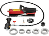 Hydraulic Exhaust Pipe Expander, 1-5/8" to 4-1/4" Size, 10 T Pedal Pump Included with 4 Dies, 2 V952-PQGKZQJDK74146FT0V0