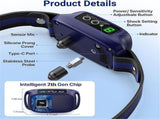 Dog Bark Collar for Large Medium Dogs,Automatic Barking Collar with 3 Training Mode,Rechargeable V1192-AZ-W-0654