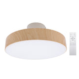 Modern LED Ceiling Light Minimalist Round Ceiling Lamp Fixture with Remote 3 Color Temperature V1294-YM0901-3119240144811