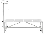 Livestock Stand 51x23 inches, Trimming Stand with Straight Head Piece, Goat Trimming Stand Metal V952-YYZJJSCDLZBS00001V0