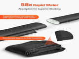 Flood Barrier, 8 Pack, 480 x 435 mm Flood Bags Activated by Water, Reusable Water Absorbent Barrier, V952-FHPZ8PCS520COIQQ1002V0