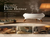 Whisper-Quiet Jellyfish Essential Oil Diffuser, Music Sensing Color Glow, Soothing Night Ambiance V1221-XM-LB1735-GM60