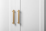 STOCKHOLM UNIVERSAL STORAGE CUPBOARD - HAMPTONS - DECO GOLD HANDLE V164-ECS1DG