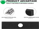6Pack Edger Blades 8X2 Hole Diameter 1" Eco Edger Blade Replacement Compatible with Echo V1259-DP01-A-2909