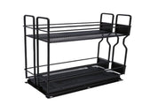 Pull Out Seasoning Rack Organizer for Cabinet Slide Out Seasoning Kitchen Organizer with Label V1294-YM0901-3118260004311