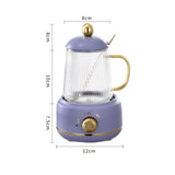 Portable Electric Kettle Stew Cup 450ML Health Cup Mini Slow Cooker Kettle Office Flower Teapot V1294-YM0521-3118230067812