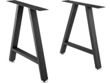 Metal Table Legs 28 x 17.7 inch A-Shaped Desk Legs Set of 2 Heavy Duty Bench Legs with Polyurethane V952-TZZTY28X17.7AAHCPV0