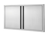 BBQ Access Door, 914x610 mm Double Outdoor Kitchen Door, Stainless Steel Flush Mount Door, Wall V952-SMABSCJMYS366SI1RV0
