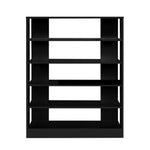 Artiss Shoe Rack Cabinet 30 Pairs 6-Tier Shelf Black FURNI-C-SHOE-R5-BK