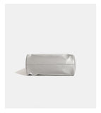 Silver Luminous Silver Nylon Underarm Shoulder Bag - Convertible Crossbody Hobo with Pouch V888-ELOSUNG23673
