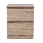 Artiss Bedside Table 2 Drawers - PEPE Oak FURNI-E-PURE-WD