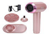 Portable Wireless Hair Dryer 300W Negative Ion Hair Dryer Hot Cold Wind Rechargeable Hair Dryer with V1294-YM0901-3113240267112