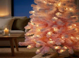 Christabelle 1.8m 6ft Pink Ombre Christmas Tree Pre Lit Warm White LED Foliage Artificial Indoo 112_WFLPO6
