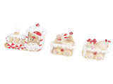 Xmas Train Three Part Resin Creative Cute Fade Resistant Xmas Train Figurine for Decoration V1294-YM0901-3115240108411