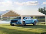 Carport Replacement Canopy, 6 x 3.6 m Potable Garage Tent Top Tarp, UV-Resistant & Waterproof Car V952-CKPB12X20FTM4VTAY001V0