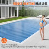VEVOR Solar Cover, 28 x 14 ft Rectangle Solar Blanket fors, Inground Above Ground Swimming V952-TYNJRYCMJX288GWVPV0
