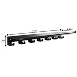 Floating Shelf Home Gym Weight wall Storage Equipment Hanger Metal Rack Holder Wall Mount with Hooks V1192-AZ-W-6959