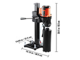 Diamond Core Drilling Machine, 8in Wet&Dry Concrete Core Drill Rig with Stand, 750RPM Speed & 1-1/4" V952-LSJGSZKJY8425ZBUGV3