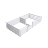 Rooster Farms 2.96m x 1.48m PVC Dog Whelping Box Playpen Kit - Anti-Crush Rail V238-SUPDZ-41965153124432