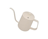Small Pour Over Coffee Kettle, Stainless Steel, Precisely Controlled Gooseneck Spout, White, 600ml V1263-JX-2997