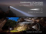 HeadLamp,2 Pack Super Bright LED Head lamp with 6 Lighting Modes,Waterproof,Battery Powered LED V1192-AZ-W-31918