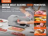 Meat Slicer, 180W Electric Deli Food Slicer with 7.5" SUS420 Stainless Steel Blade and Blade Guard, V952-JYDRQPJ180WJFCEOPV3