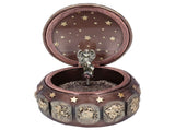 Music Box Fashion Creativity Rotating 12 Constellations Firends Birthday Holiday GiftsCoppery V1294-YM0901-3115200151019