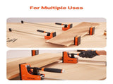 Bar Clamps for Woodworking, 2-Pack 76.2 cm Parallel Clamp Set, F-Clamp with 680 kg Load Limit, Even V952-FJ30INCH2GPXIMF6O001V0