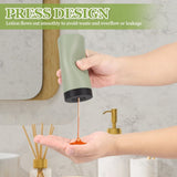 2Pcs Dish Soap Silicone Squeeze Bottle Reusable and Refillable Dishwashing Soap Dispenser for V1366-AZ2-W-14976