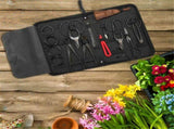 Bonsai Tools - 10 Pcs Scissors Starter Kit with Heavy Duty Nylon CasePortable Garden Yard Succulent V1370-AZ4-06744