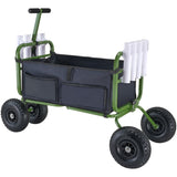 VEVOR Beach Fishing Cart, 136kg Load Capacity, Foldable Fish and Marine Cart with Four 280mm Big V952-SLKYJCKZD000GFIOEV0