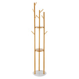 Coat Rack, Freestanding Coat Rack Stand with Quartz Stone Base & 9 Hooks, Free Standing Hall Coat V952-YMJYXJJSSCP0Q2T2T001V0