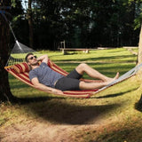 Double Quilted Fabric, 12 FT Double with Hardwood Spreader Bars, 2 Person Quilted V952-HFDCBDZJYZXT62NZ4V0
