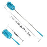 Microfiber Extendable Hand Duster with Washable Telescoping Pole,Adjustable Long Handle Dusting V1366-AZ2-W-23993