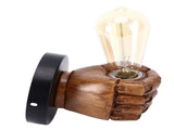 Wall Mounted Lamp Fist Shape Vintage Industrial Style Wall Sconce With Base Mount Connector for V1294-YM0715-3119210287412