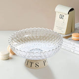 Large Capacity Fruit Bowl with Fe High Footed Fruit Bask Tray for Living Room Coffee Table V1370-AZ4-09493