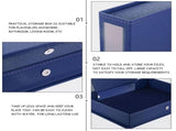 Home Office File Organizer Folder in Blue for Desktop with Space Saving and Practical Storage V1370-AZ4-14897