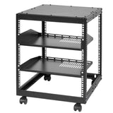 12U Open Frame Server 15''-40'' Adjustable Depth, Free Standing or Wall Mount Network Server V952-KFSJJH12U2340SDYTV0