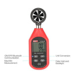 Portable UT363BT Digital Anemometer for Measure Wind Speed and Temperature by Bluetooth Red V1370-AZ4-20453