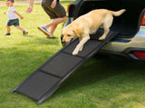 Furtastic Folding Aluminium Dog Ramp for Non-slip Cars Marine Carpet Pet Stairs RAM-JOY-PET-180