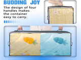 CARLA HOME 8 Pack Underbed Storage Bins with 90L Large Capacity Storage Containers for Comforters, LSB-36351