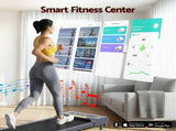 Everfit Treadmill Electric Walking Pad Incline Under Desk Home Gym 380mm Grey TMILL-380-INC-GR