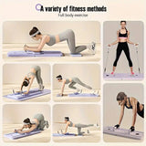 8-in-1 Multifunctional Fitness Board in Black for Core Strength and Abdominal Training - Purple LSB-59239