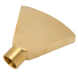 Fan Shaped Fountain Nozzle G1 Inch Brass Flat Head Spray Nozzle Fountain Sprinkler Head for Garden V1294-YM0706-3111230203411