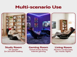 Artiss Floor Gaming Chair with 360 Swivel, 6-Position Backrest for Gaming FLOOR-SBL-GAME-FA-BKRD
