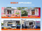 Concession Window 48"x36", Aluminum Alloy Food Truck Service Window with 4 Horizontal Sliding V952-SCFWCK36X48IIEGMJV0