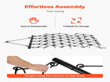 Drag Harrow, 1.2x1.7m Durable Chain Harrow with 80 Sharp Teeth, Suitable ATV UTV Tractor, Ideal V952-LP456FTDPK00ZA2T5V0